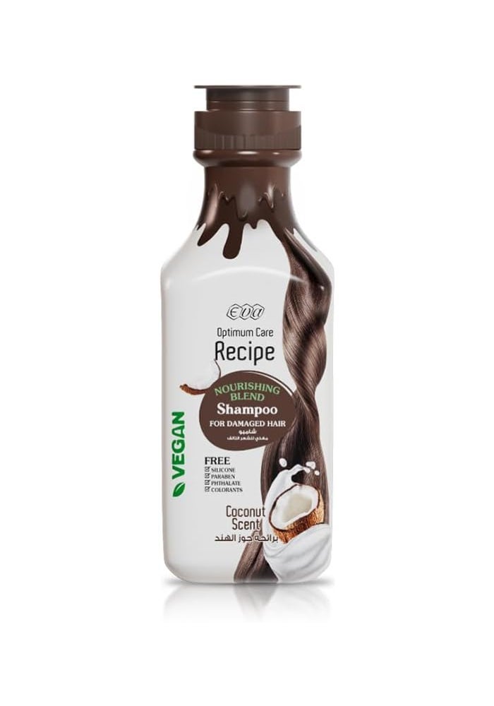 Eva Optimum Care Recipe Nourishing Blend Shampoo Coconut Scent 350 Ml - Image 1